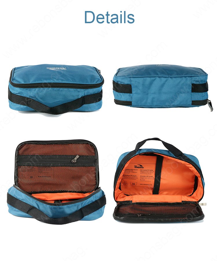 Popular Waterproof Clear Travel Handled Cosmetic Ladies Bag