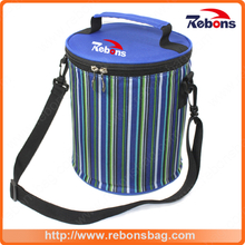 New Arrival Contrast Color Lunch Wine Bottle Gel Cooler Bags Large Thermal Insulatd Cooler Bag for Men