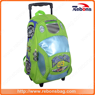 New Arrival Fashionable 3D School Car Kids Trolley School Bags