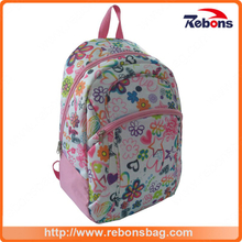 Hot Sell Canvas Vintage Canvas Backpack with Allover Flower Printed