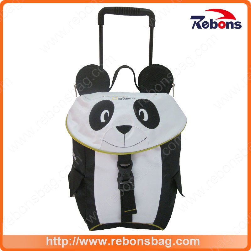 Cute Zoo Multifunctional Animal Panda Trolley School Bags