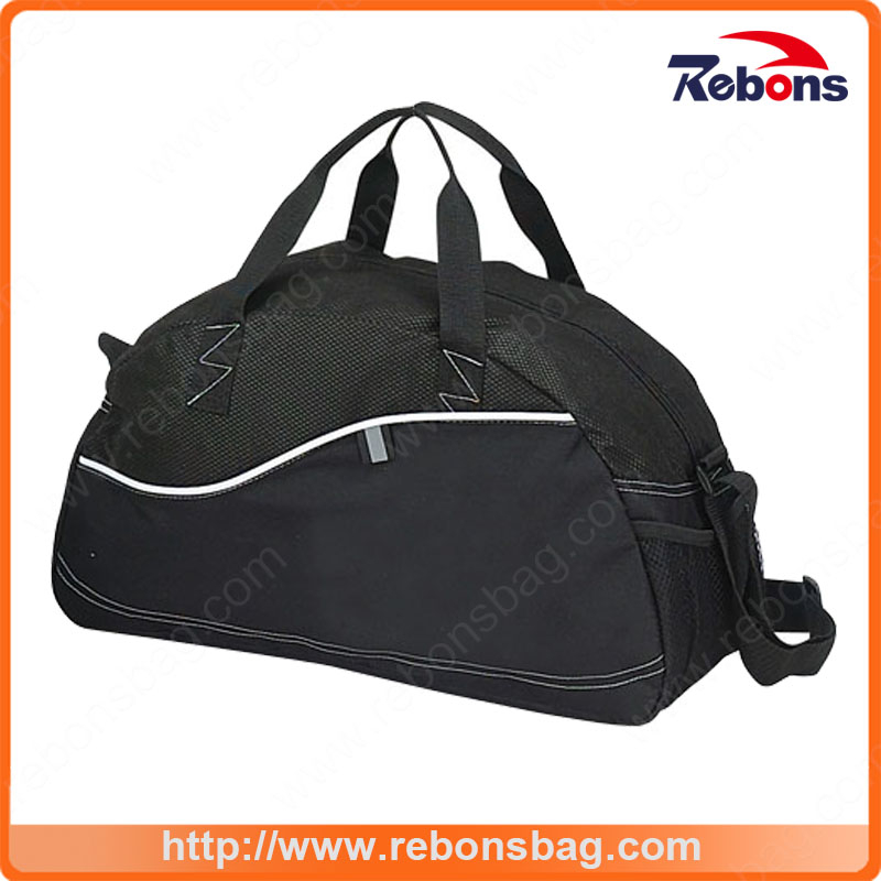 Oversized Canvas Leather Trim Travel Tote Duffel Handbag Weekend Bag with Dumpling Type