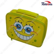 Designer Cute Cartoon Yellow Kids School Lunch Cooler Bags