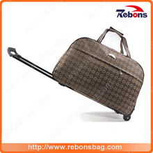 New Arrival Flower Allover Pattern Ladies Laptop Designer Trolley Bags for Women