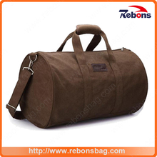 Wholesale Customized Gym Barrel Bucket Draw-Bar Travel Bag with Single Shoulder Strap and Handle for Promotion