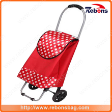 Allover Printed Child Size Shopping Cart Kids Plastic Shopping Cart
