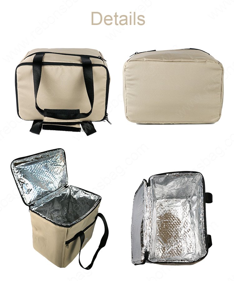 12 Pack Waterproof Folding Insulated Picnic Lunch Cooler Bag