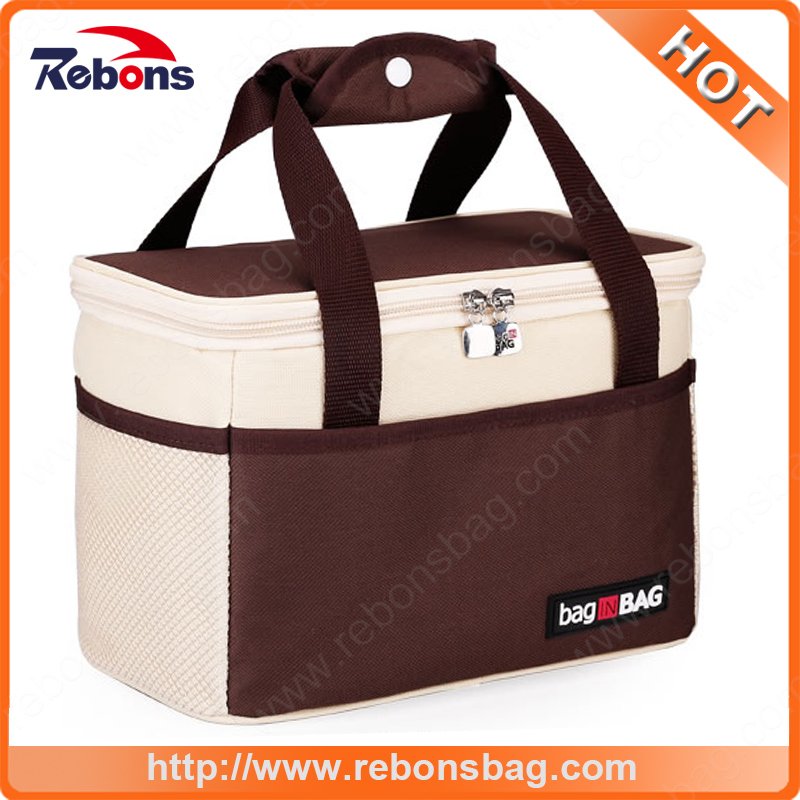 Promotional Small Portable Travel Thermal Insulated Ice Cooler Bags for Lunch, Can, Food, Picnic