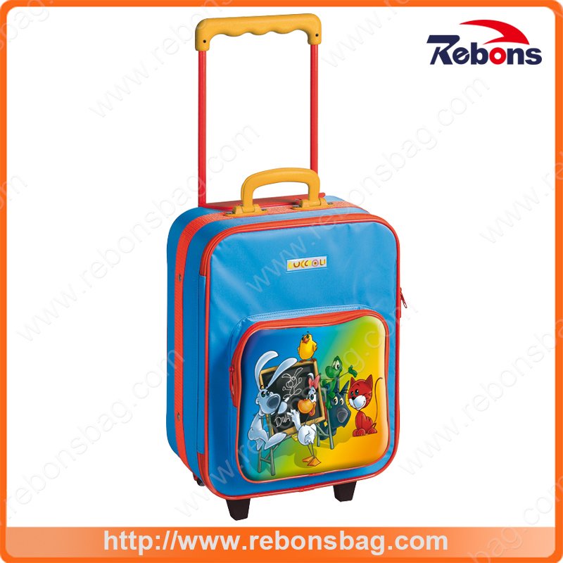 Photo Printed Laptop Bags Trolley School Bag for Kid