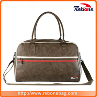 PU Craft Duffel Designer Leather Spotrs Travel Bag for Men