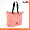 2017 New Designer Fashion Pink Grid Tote Women Hand Bag