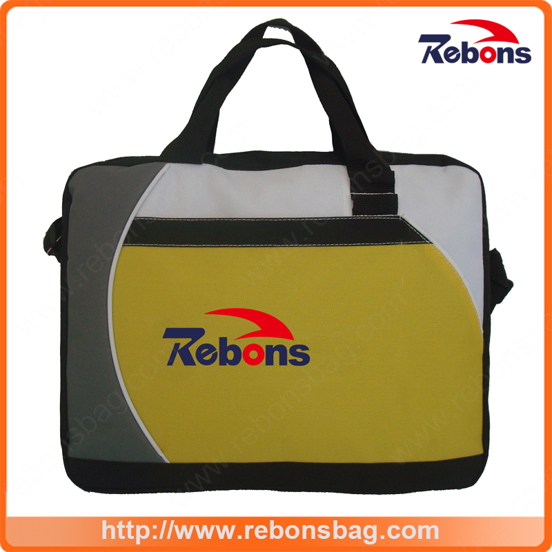 Fashion Customized Black PU Fabric Contrast Color Computer Backbacks Laptop Backpack Business Bag with Customer Logo