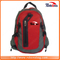 Good Quality Stylish Cotton Contrast Color Compartments Backpack with Two Mesh Side Pockets