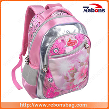 Custom fashion School Backpack Multi-Function Outdoor School Bags with Flower Silk-Screen