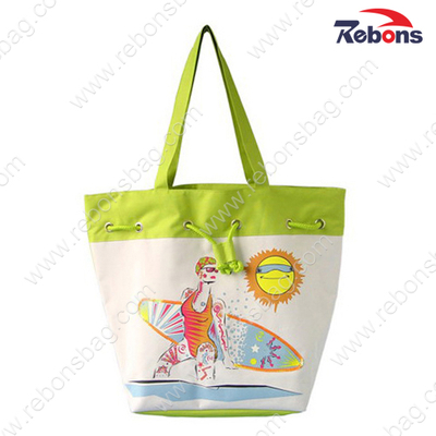 Fashionable Beautiful Fancy Nylon Fabric Hand Tote Beach Bags
