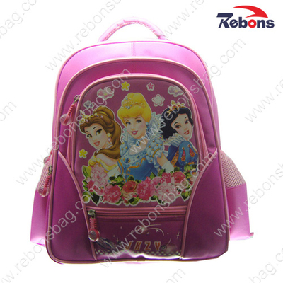 Fashion New Design Beautiful Girl Princess School Backpack Bags