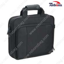 Customized Logo Black Office Business Brief Bag Computer Briefcase