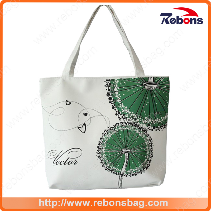 Ecofriendly Handled DIY Reusable Summer Shopping Bag Handbag with Pattern