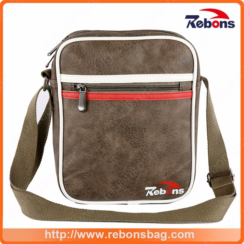 PU Leather Shoulder Laptop Bag for Men