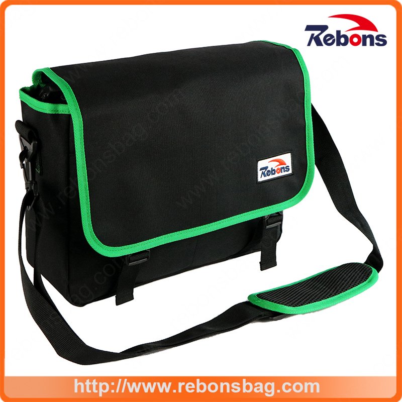 Polyester Laptop Computer Shoulder Bag for Men with Adjustable Strap