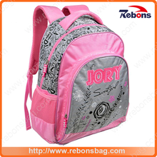 Best High Quality Fashion Durable Flower Embosss Leisure School Backpack School Bags