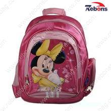 Trendy Waterproof Satin Cartoon Satchel Bags for School Girls