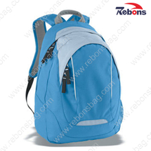 Custom Blue Polyester Hiking Travel Bag Back Pack