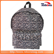 Good Quality Leopard Printed Backpack Travel Backpack Bag Shopping Backpack