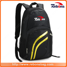 Custom Gift Manufacturer Travelling Canvas Leather Laptop School Backpack with Waist Belt