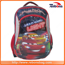 Car Race Pattern fashion Student Kids School Backpack Bags