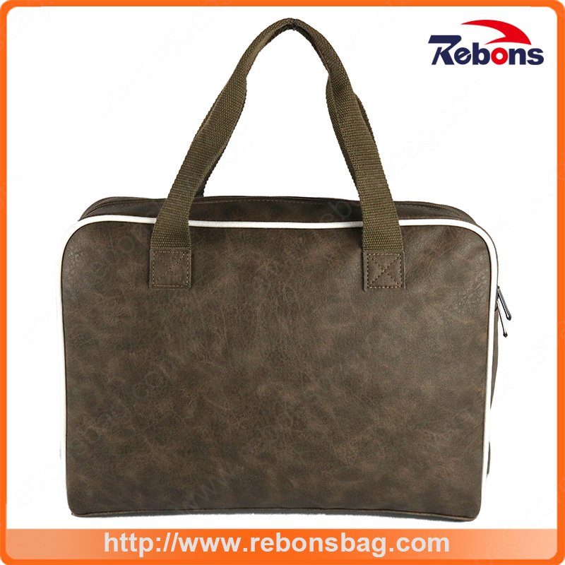 New Style PU Leather Business Laptop Single Shoulder Handbag for Men