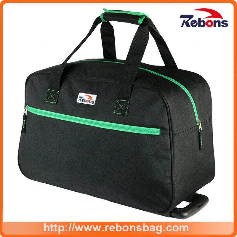 Hot Selling Canvas Trolley Wheeled Roller Sports Travel Bag