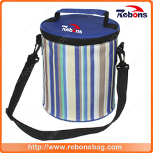 Hot Sale Multicolor Striped Pattern Aluminium Foil Cooler Bag for Medication