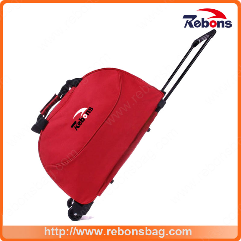 Best Sale Artist Colourful Travel Trolley Luggage Bag with One Big Main Zipper Compartment