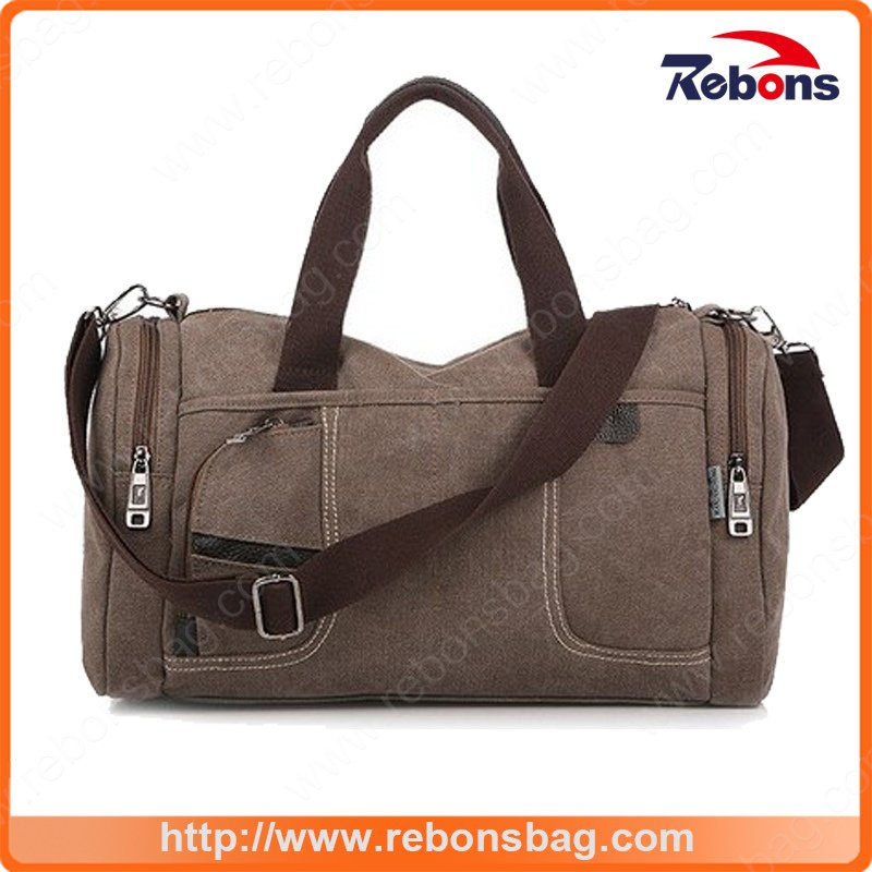 Classic Mens Canvas Travel Bag Travel Duffle Bag