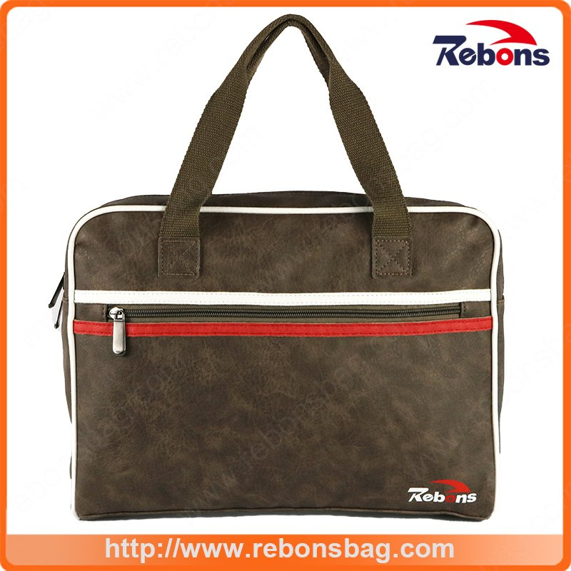 New Style PU Leather Business Laptop Single Shoulder Handbag for Men