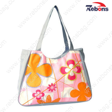 Hot Sale Ladies Woven Flower Hand Tote Shopping Bags