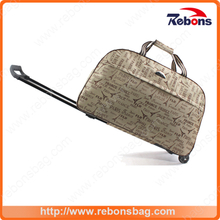 Allover Pattern Widely Used Durable Handle Trolley Bag with Rip Stop