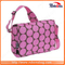 fashion Pink Spotted Allover Silk Creen Shoulder Bag with a Adjustable Shoulder Strap