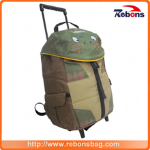 Natural Frog Shape Designed Cute School Bags with Wheels