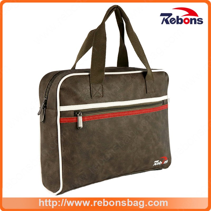 New Style PU Leather Business Laptop Single Shoulder Handbag for Men