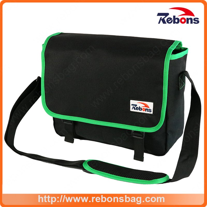 Polyester Laptop Computer Shoulder Bag for Men with Adjustable Strap