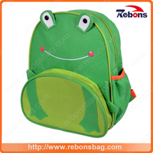 Most Popular Cute Frog Shaped Nylon Fabric Kids Bag for School
