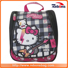 High Quality Plaid Hello Kitty Colorful Printing School Bags