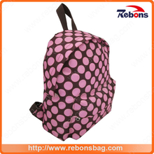 New Arrival School Allover Spotted Pattern Backpack for Teenage Girls