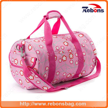Easy-Holded Allover Flower Pattern Luggage Sports Bag
