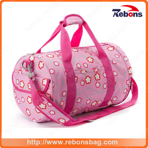 Easy-Holded Allover Flower Pattern Luggage Sports Bag