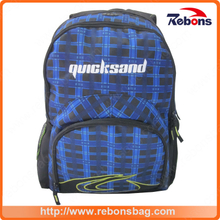 Handmade Plaid Silk Screen Vintage Backpack Large Travel Backpack