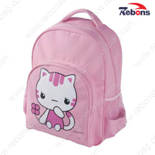 Pink Cute Cartoon Cat School Backpack Bag for Teen Girls
