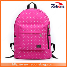 Customized Printed Promotional Wholesale Preppy Backpack with Full Lining Inside